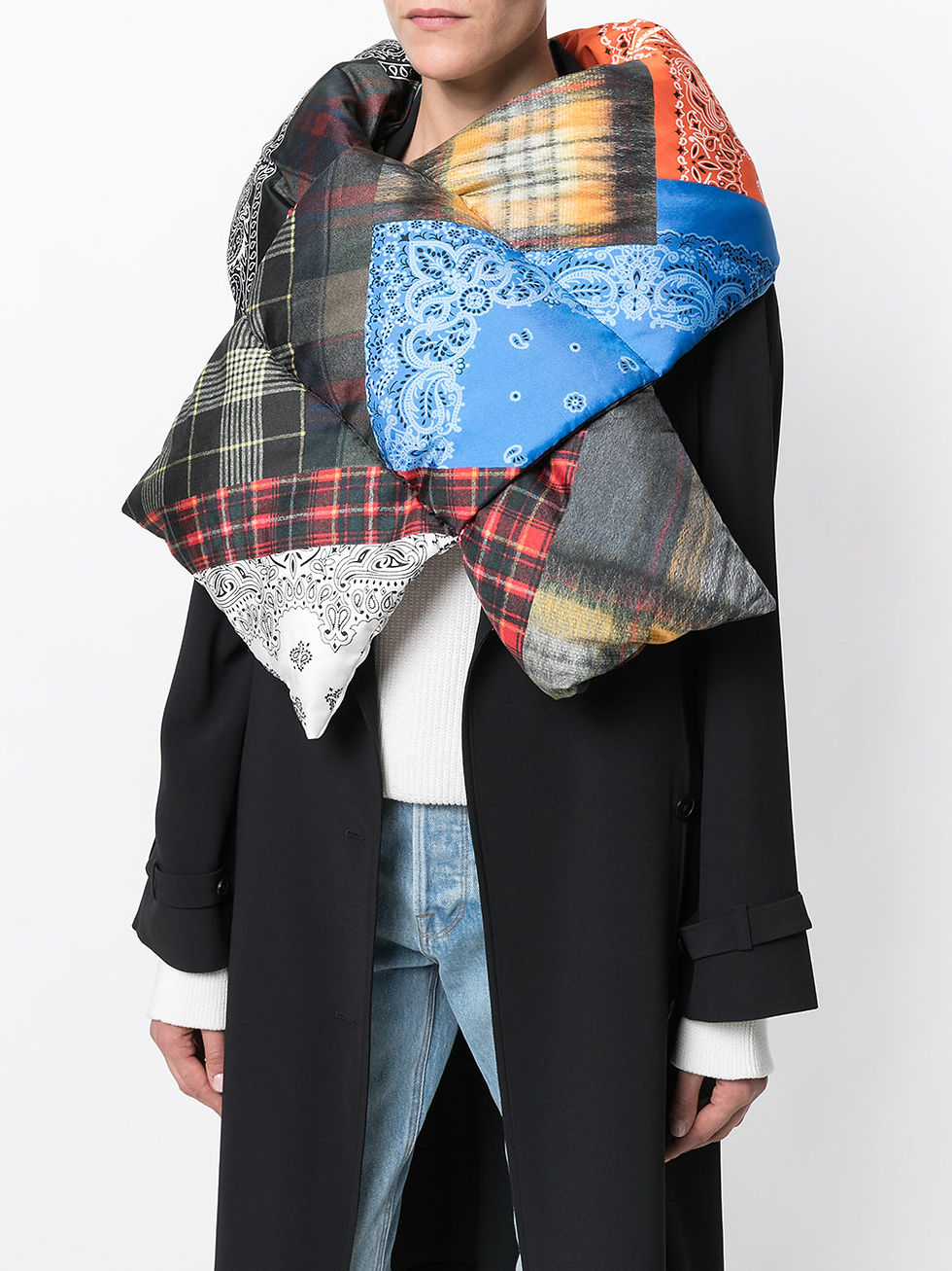 Pierre-Louis Mascia patterned padded scarf $334