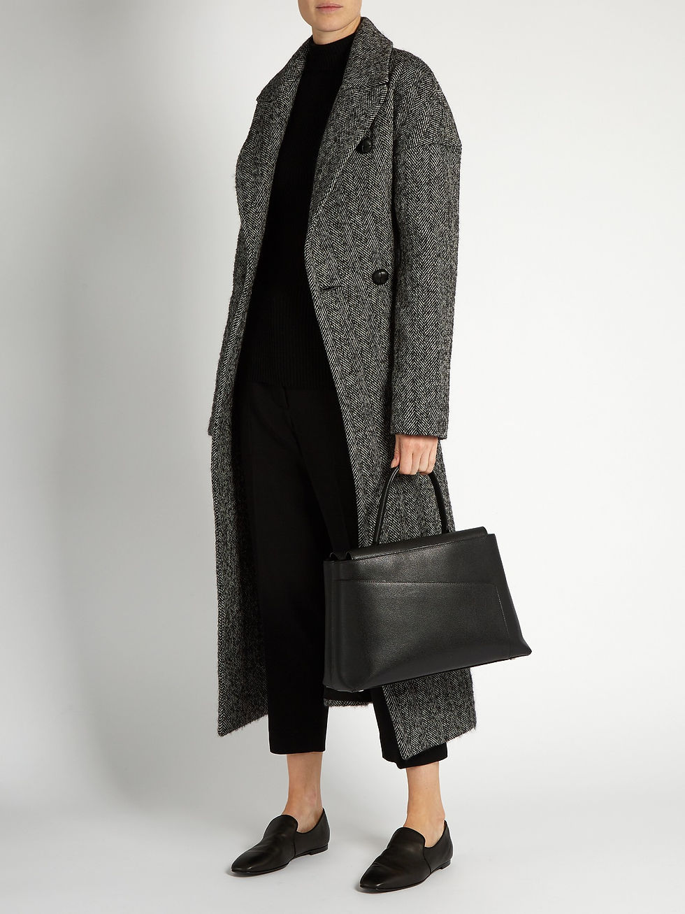 Valextra Twist medium grained-leather bag $2,872.49