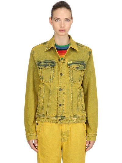 Guess Farmers Market by Sean Wotherspoon Acid Wash Denim Jacket $382