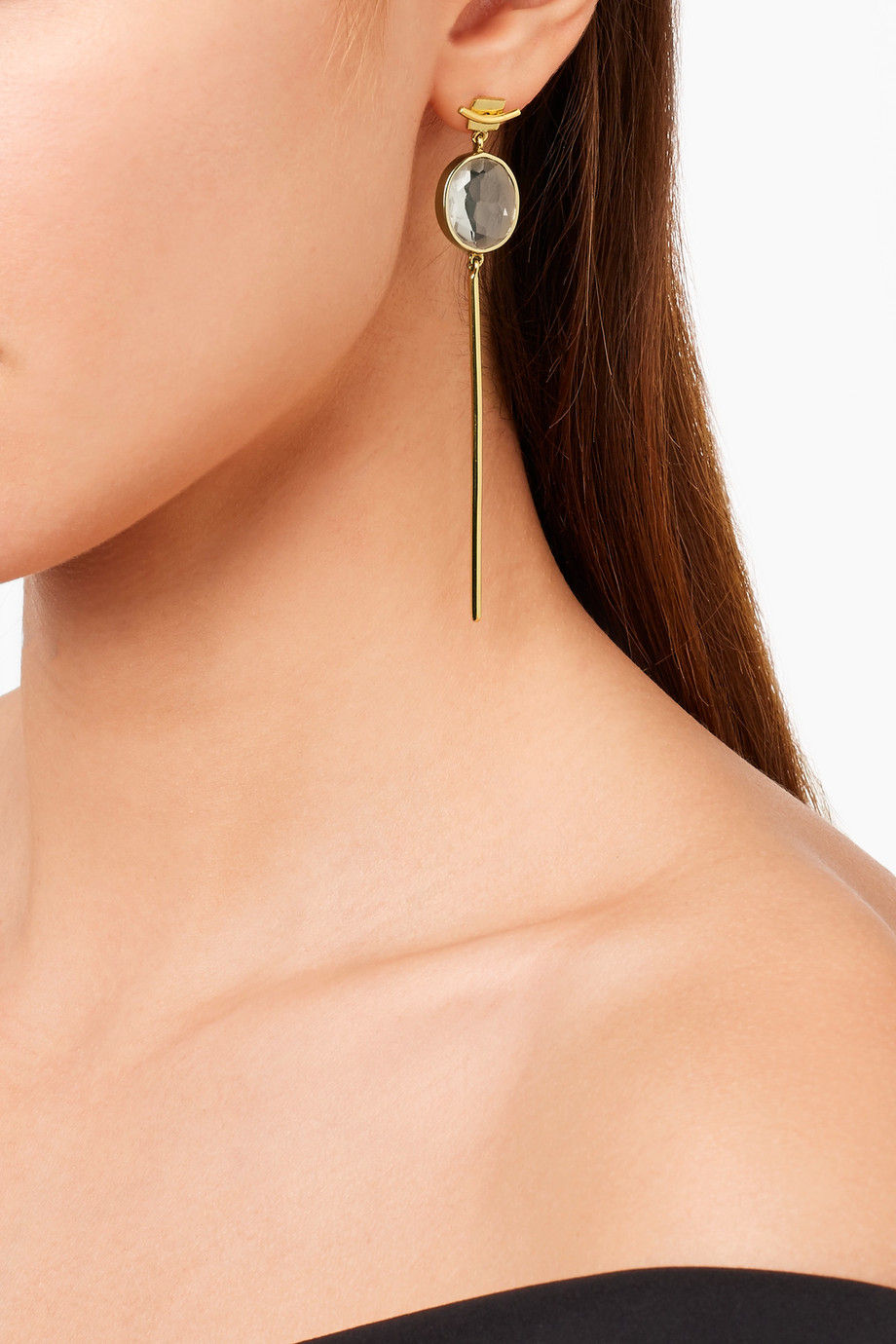 Cornelia Webb Gold-plated quartz earrings $215
