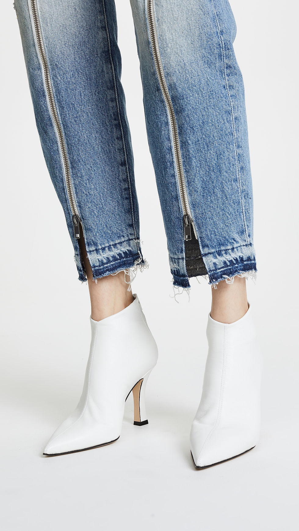 Helmut Lang White Glove Booties $695