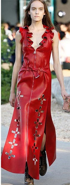 Givenchy zip down with cut-outs and side slits