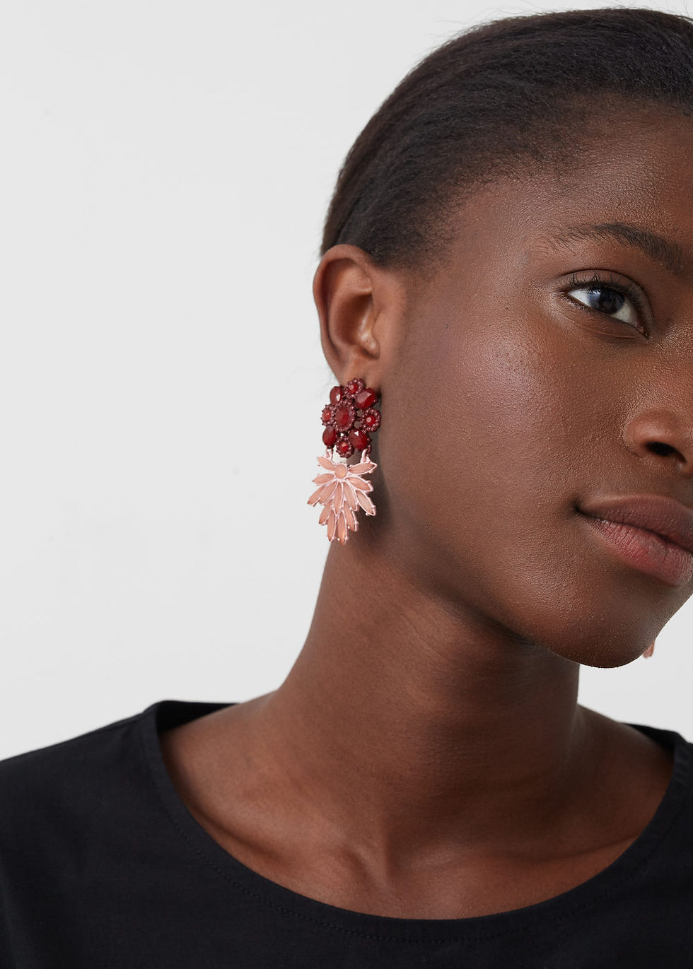 Mango Faceted crystal earring now $14.99