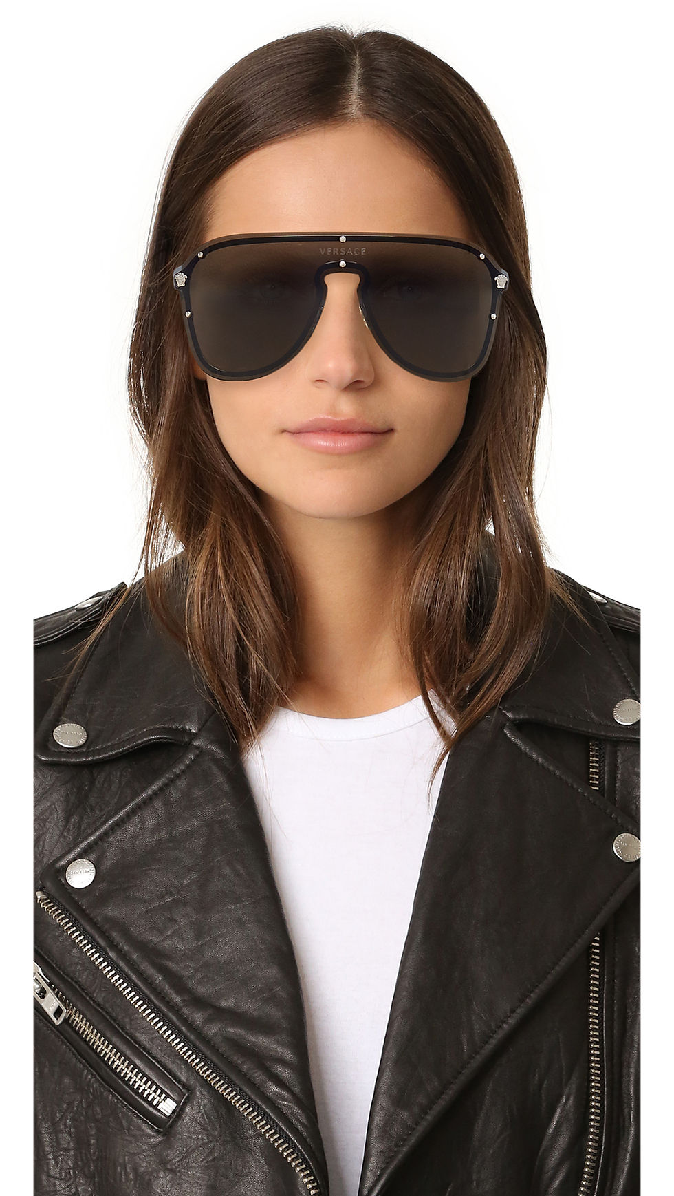 Versace Shield Sunglasses $290