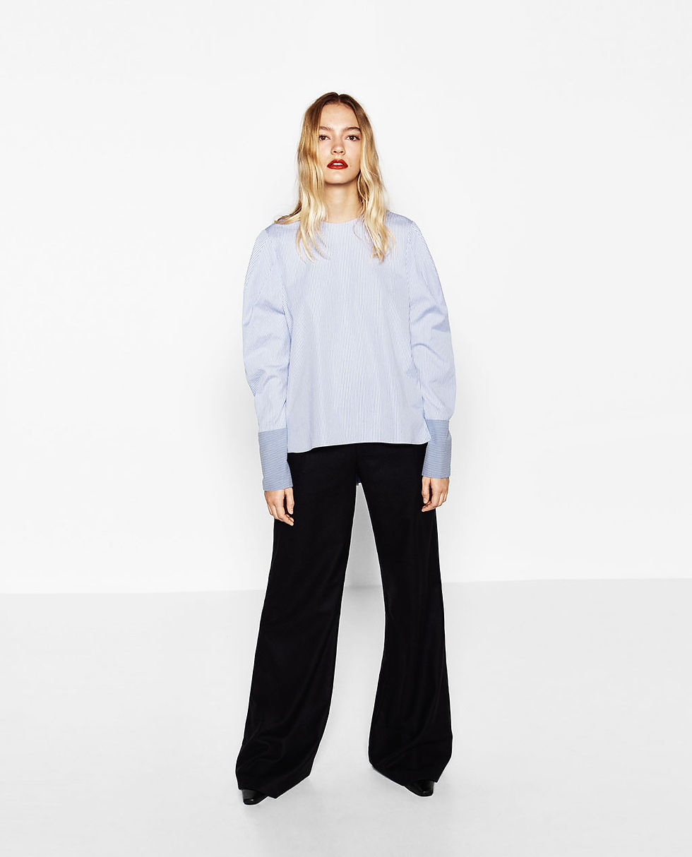 Zara Striped Shirt with Full Sleeves now $25.99