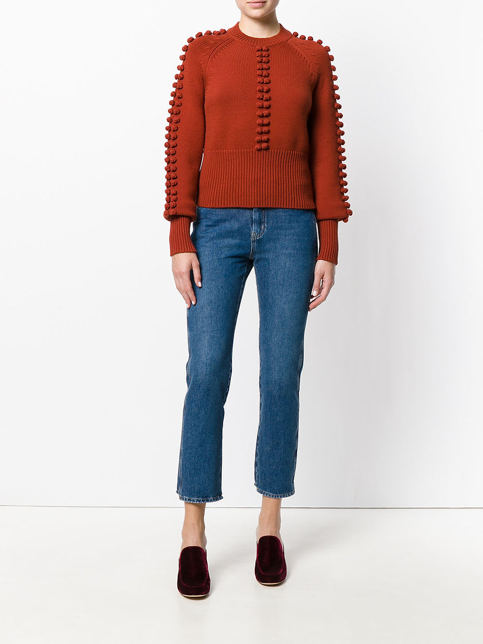 Chloe pompom knit sweater  $1,195
