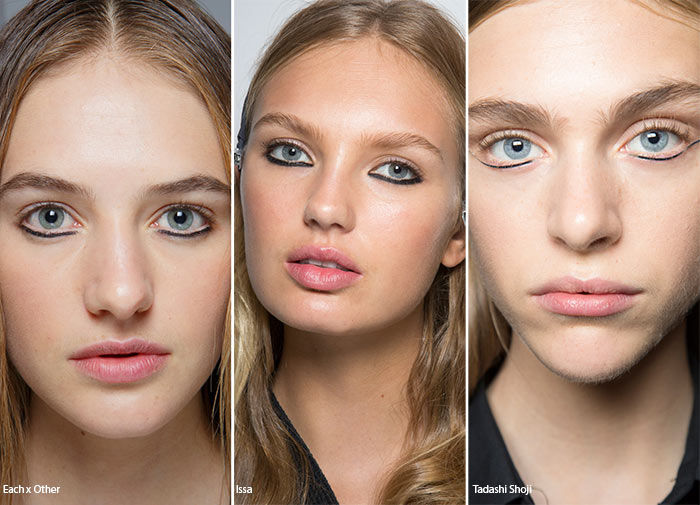 Spring/Summer 2016 under eyeliner looks (shop eyeliner)
