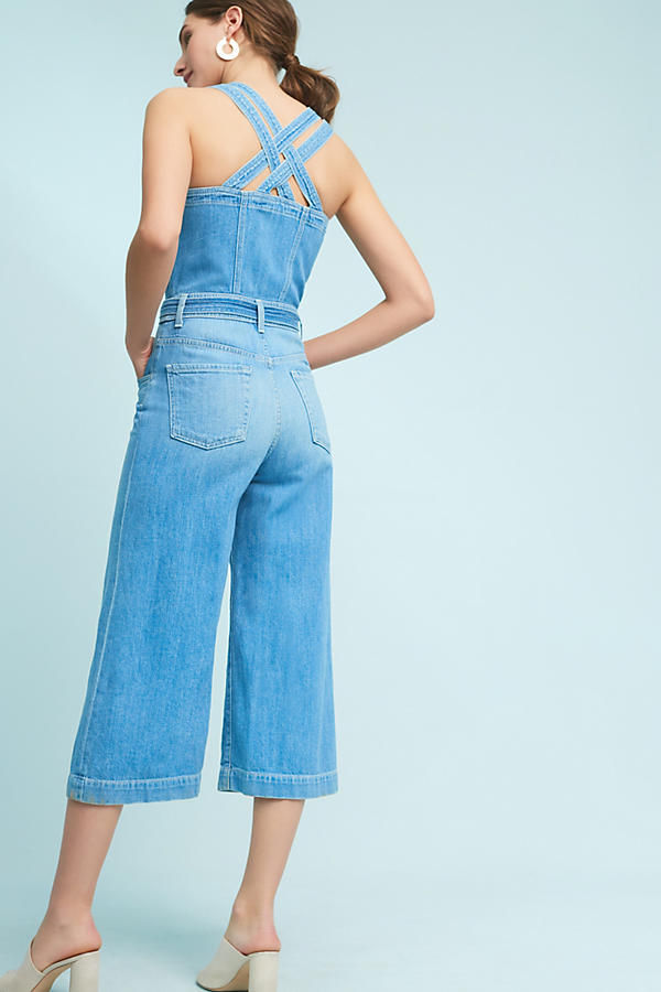 7 For All Mankind Denim Jumpsuit $299