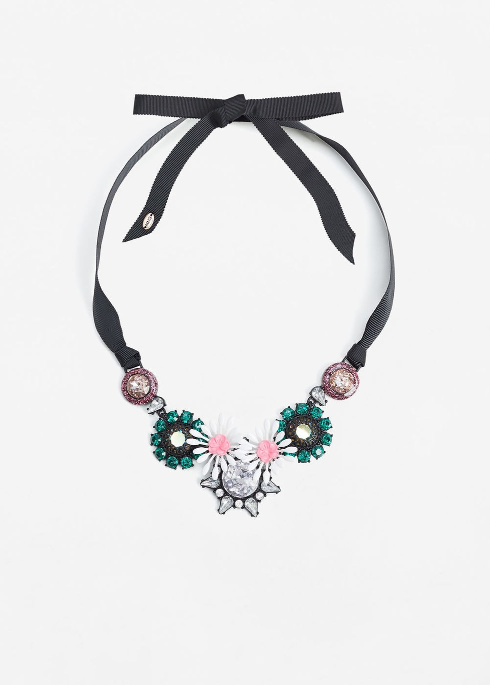 Mango Bow crystals necklace now $14.99