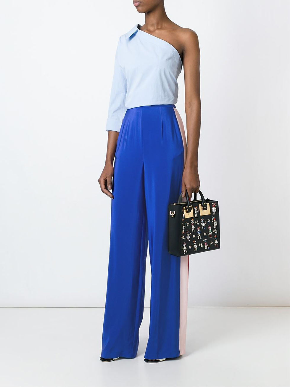 MSGM side stripe palazzo pants NOW $230.79