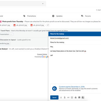Gmail’s confidential mode will be on by default for G Suite users starting June 25th