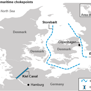 The Danish and Turkish Straits are critical to Europe’s crude oil and petroleum trade