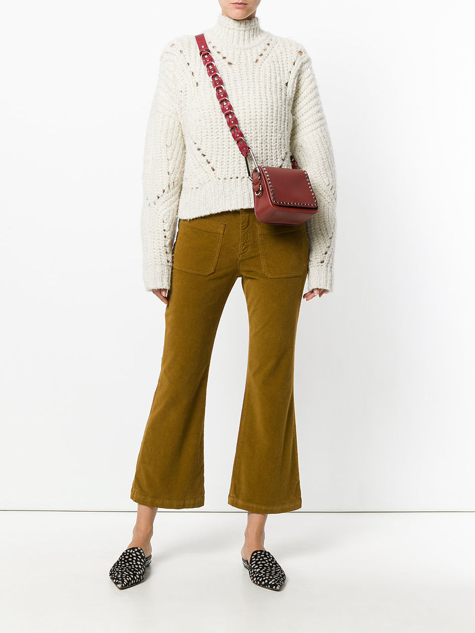 See By Chloe cropped corduroy trousers  $315