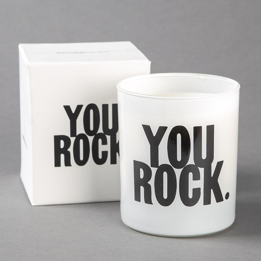 Papyrus You Rock Candle $18