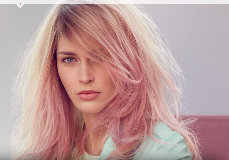 Rose Gold Hair Color - To get similar hair color look try Rose Gold Temporary Liquid Hair Makeup $4.99