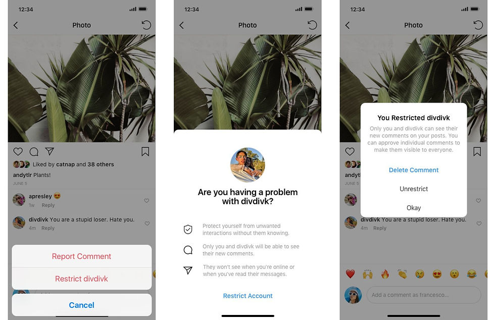 Instagram’s anti-bullying tool lets you ‘restrict’ problematic followers - Read More from Engadget