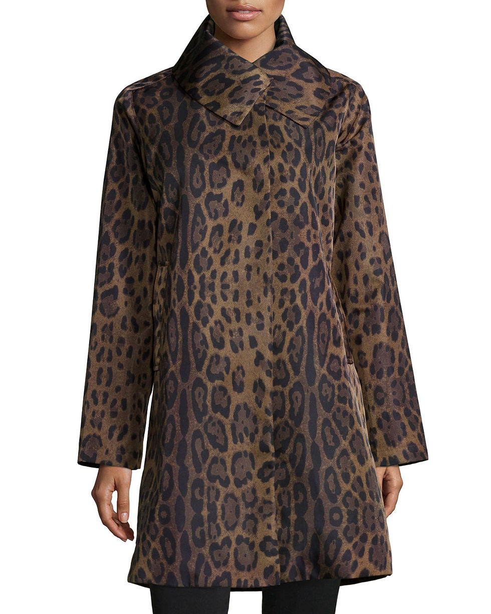 Jane Post leopard print coat $558