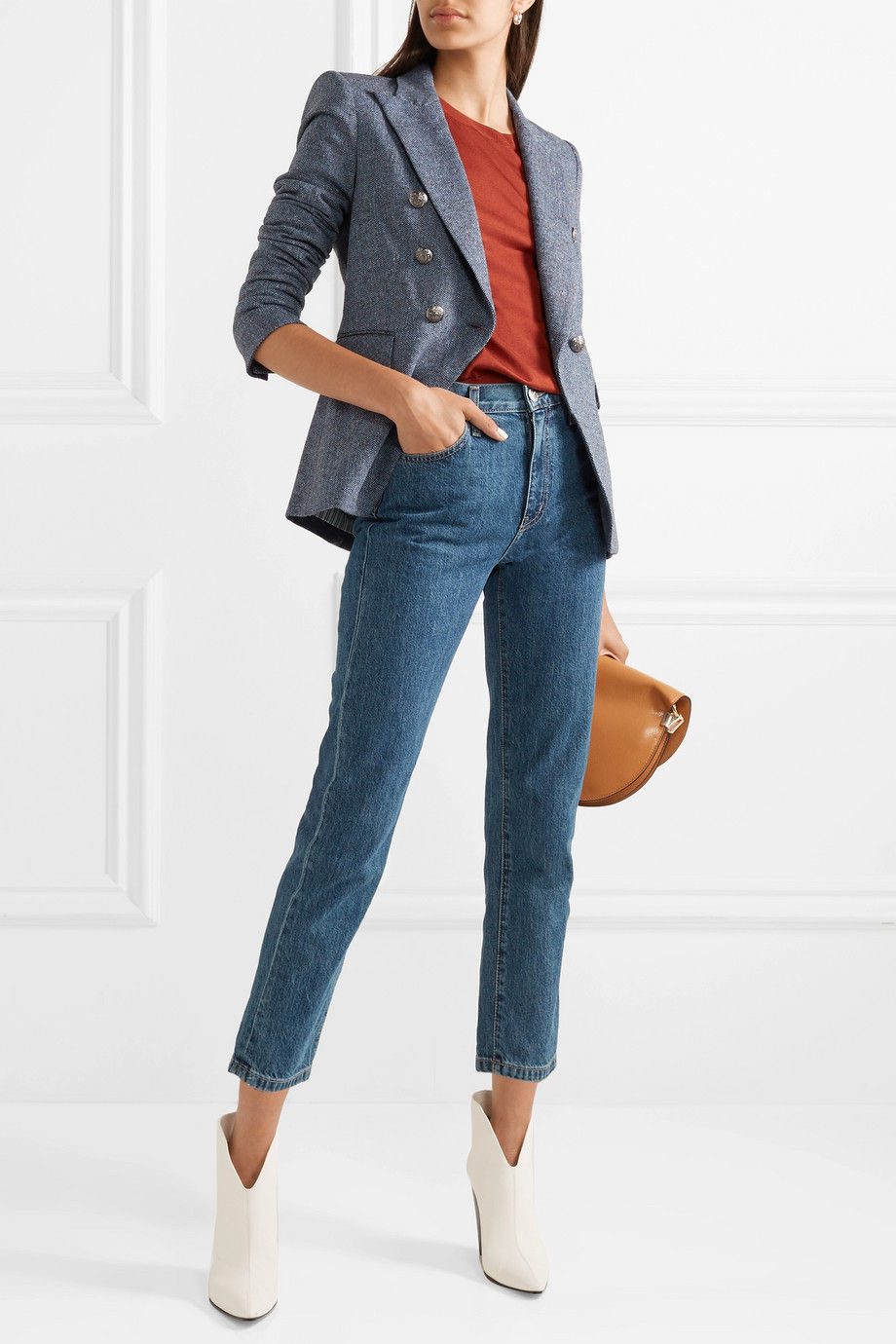 Veronica Beard Miller Dickey tweed blazer $595