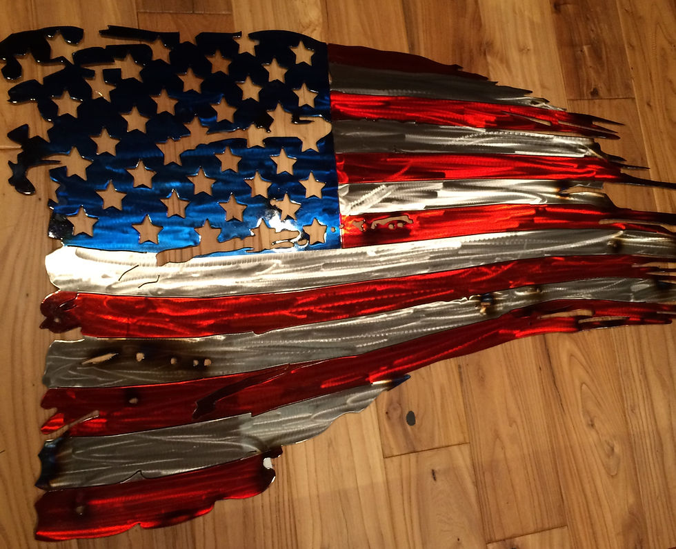 Thumbnail: plasma cut flag