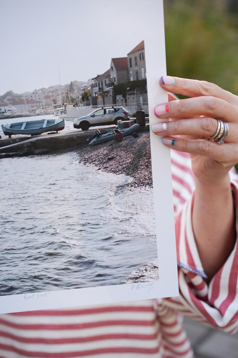 Thumbnail: Boat Chat ~ giclée print