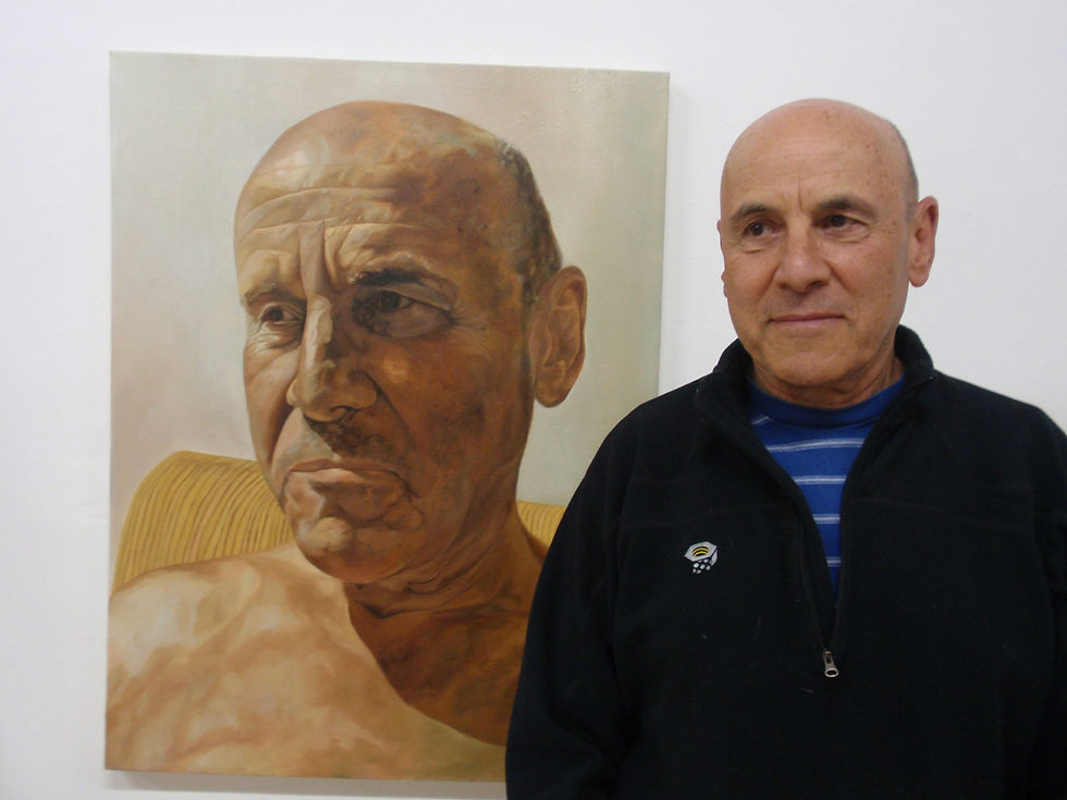 Dad and his portrait