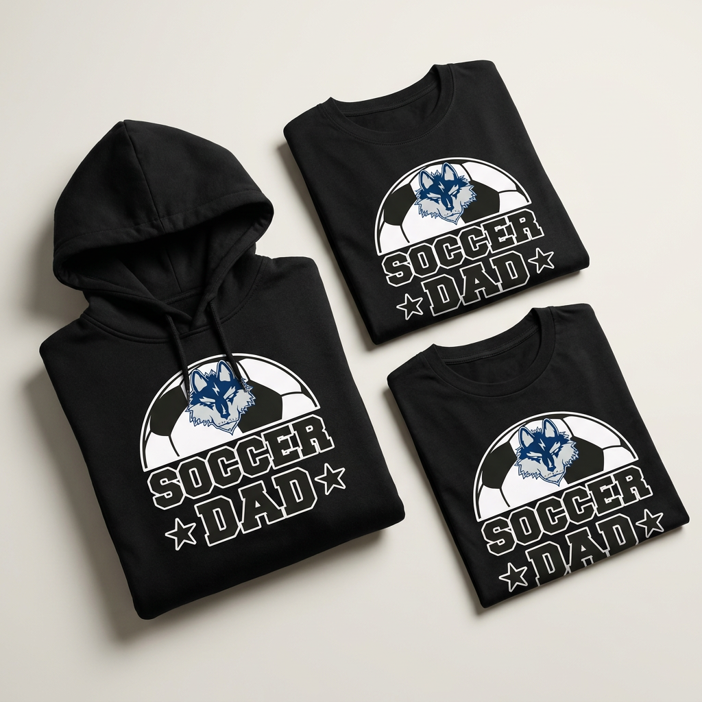 Michigan City Wolves Soccer Club Adult Soccer Dad Logo1