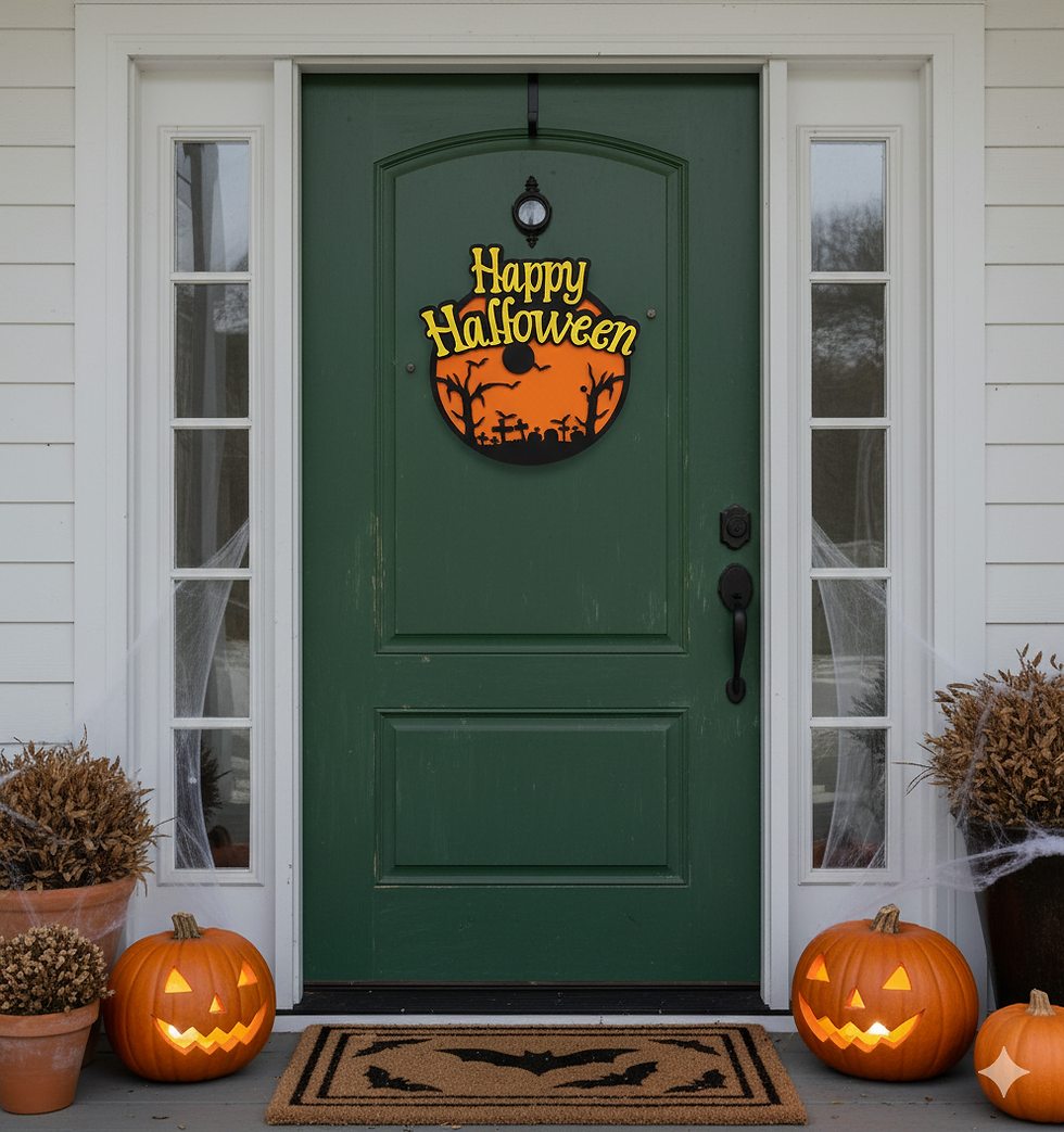 Spooky Halloween Sign