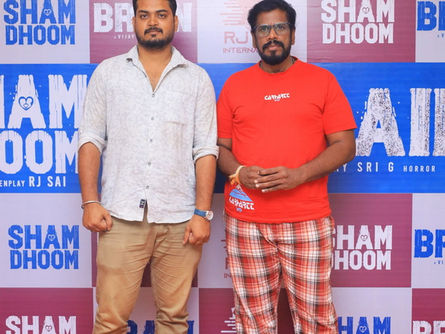 விஜய்ஶ்ரீ ஜி இயக்கும் 'பிரெய்ன்', நவீன் குமார் இயக்கும் 'ஷாம் தூம்' ஆகிய இரண்டு படங்களை அறிவித்தார் ஆர் ஜே சாய் !
