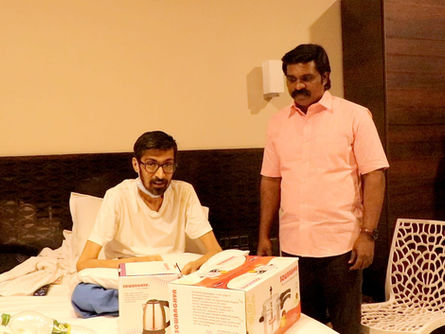 ஆதரவற்ற நிலையில் நடிகர் அபிநய்... ஓடி உதவிய நடிகர் தக்ஷன் விஜய்!