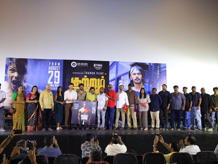 நோவா ஆம்ஸ்ட்ராங் எழுதி இயக்கி இருக்கும் 'குற்றம் புதிது' படத்தின் இசை வெளியீட்டு விழா!