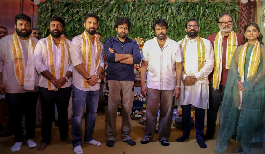 நாளை முதல் படப்பிடிப்பு தொடங்கும் மெகா ஸ்டார்' சிரஞ்சீவி நடிக்கும் 'Chiru158' 