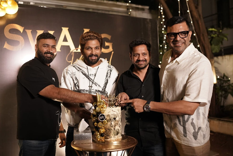 நண்பர்களையும் உங்களுடன் சேர்த்துக்கொண்டு முன்னேறுவதுதான் உண்மையான வெற்றி- ஐகான் ஸ்டார் அல்லு அர்ஜுன்
