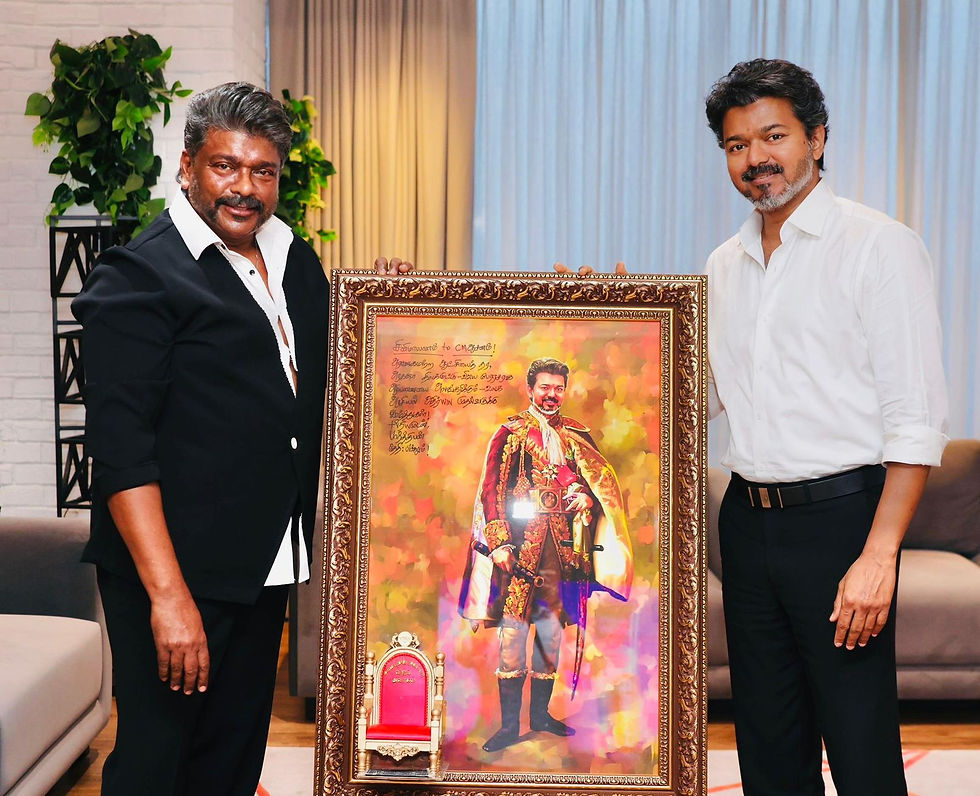 தமிழக முதல்வர் விஜய்யை சந்தித்த நடிகர் -இயக்குநர் பார்த்திபன்