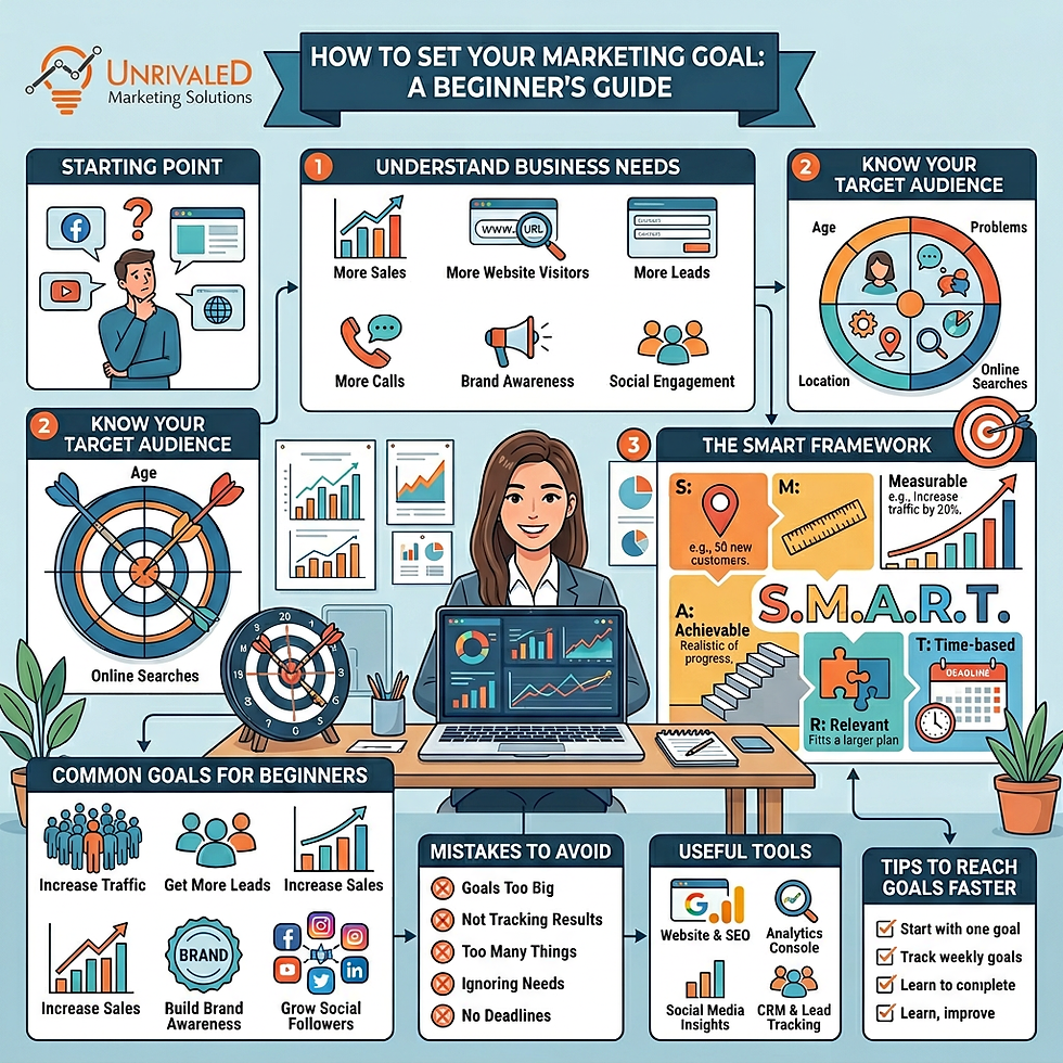 How Do You Set Your Marketing Goal? A Beginner’s Guide to Building a Smart Growth Plan