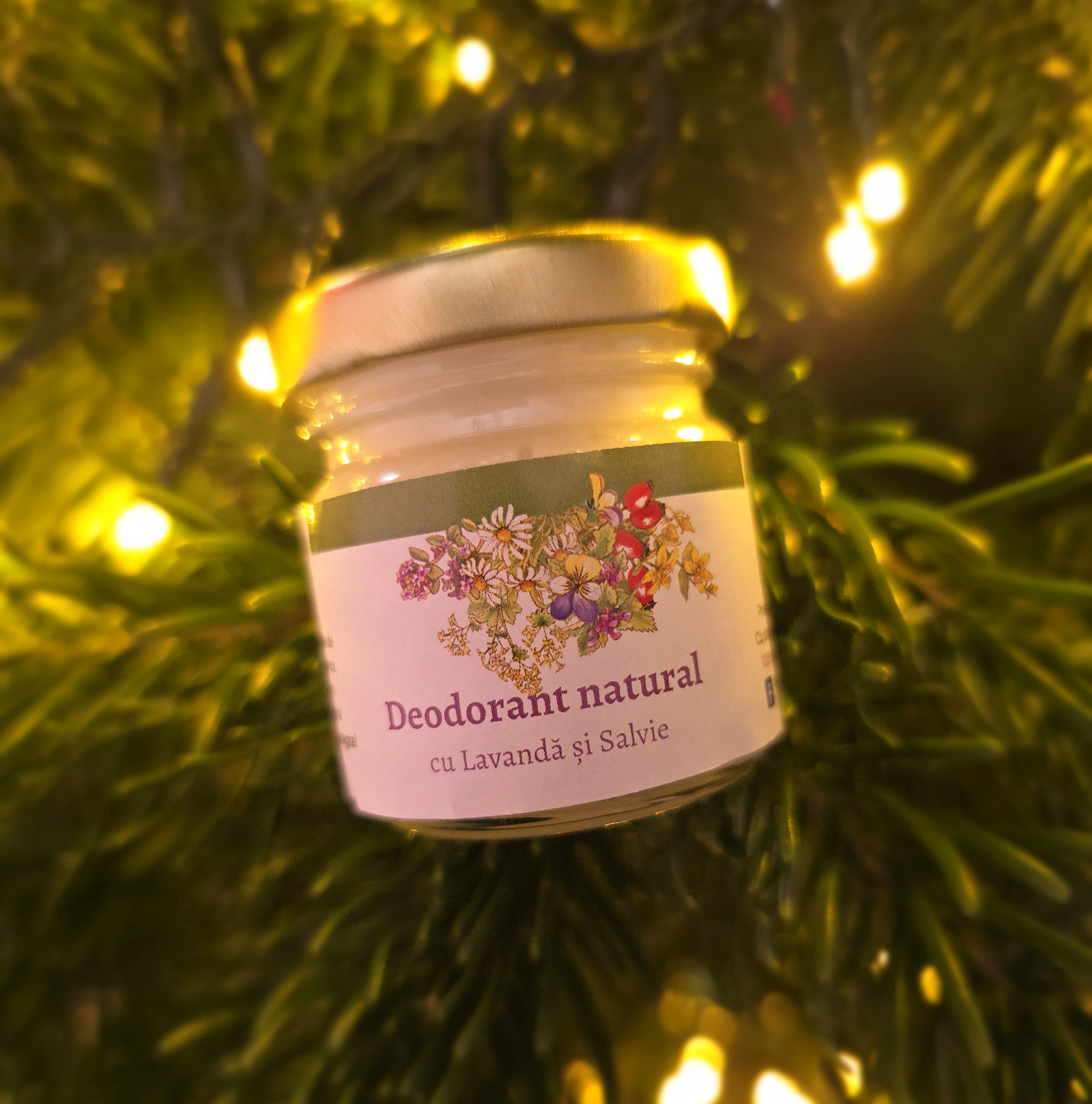 Deodorant natural cu Lavandă și Salvie