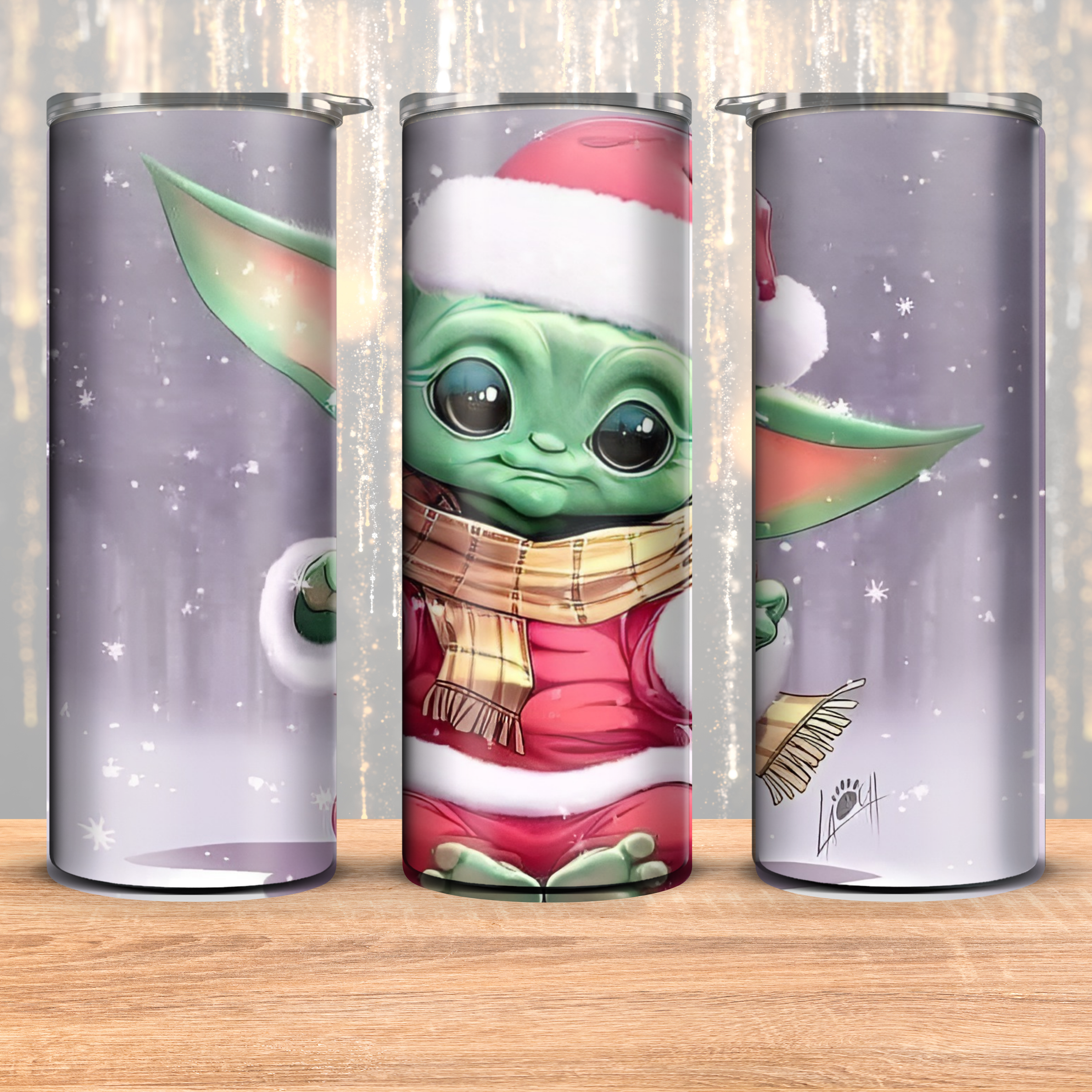 Yoda Christmas 20oz Tumbler