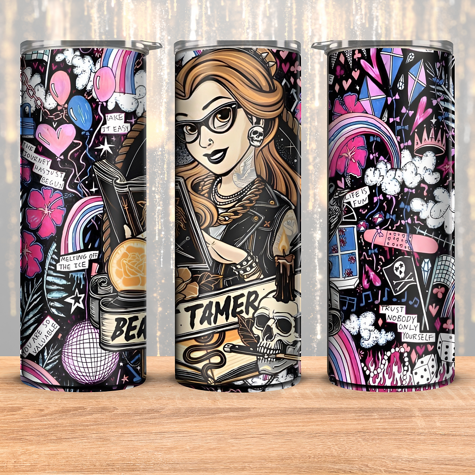 Thumbnail: Tatted princess 20oz Tumbler l choose your design
