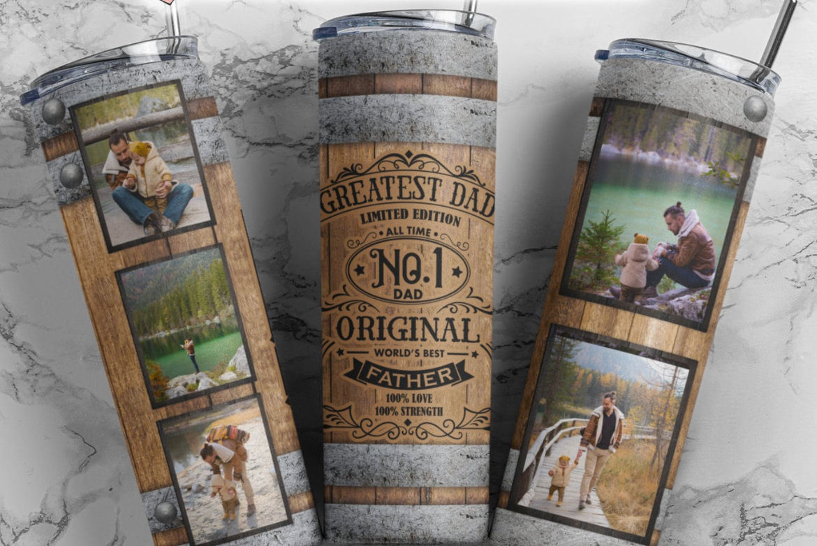 Greatest Dad Photos 20oz Tumbler