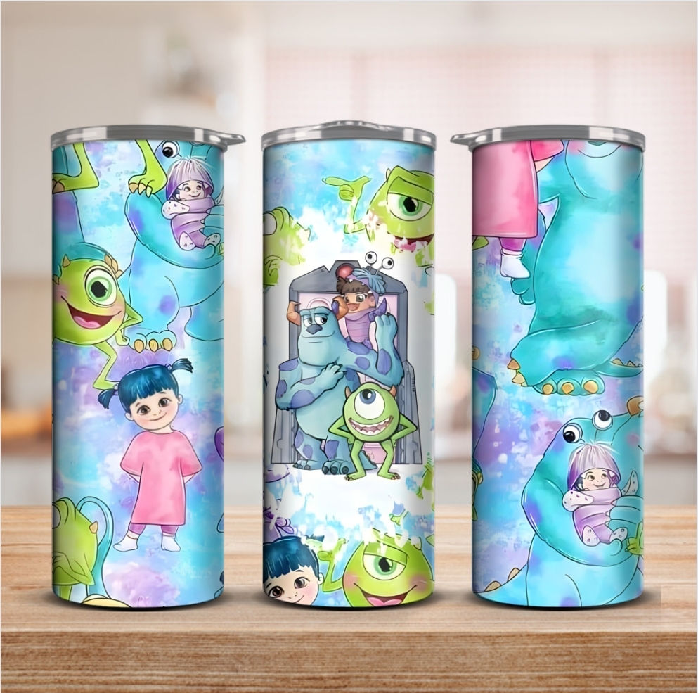 Monsters 20oz Tumbler w/straw and lid