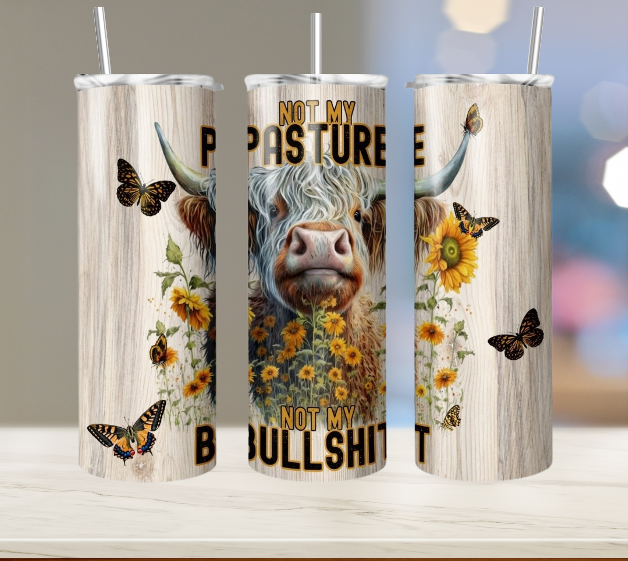 Not my- 20oz tumbler w/straw and lid 