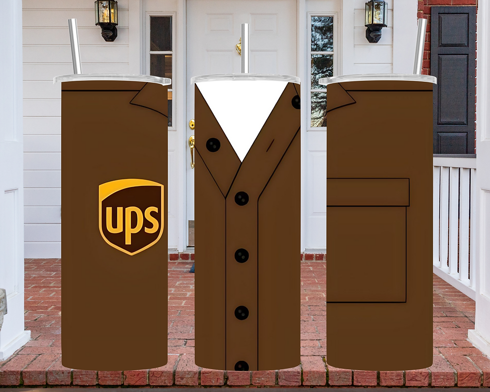 Thumbnail: UPS 20oz Tumbler w/straw and lid choose from several options