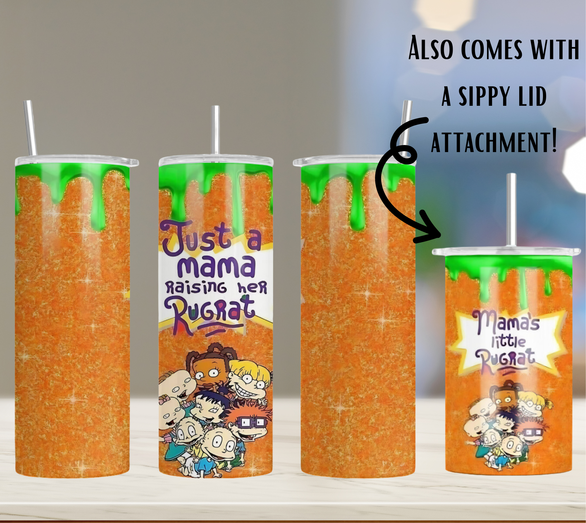 Lil' Rugrat- Mama & Mini Tumbler set