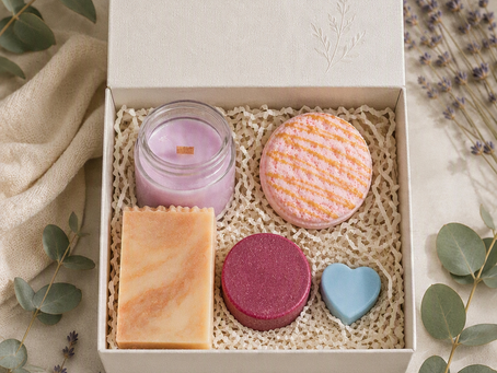 Coffret cadeau bien-être composé de produits de détente La Parenthèse de Marie