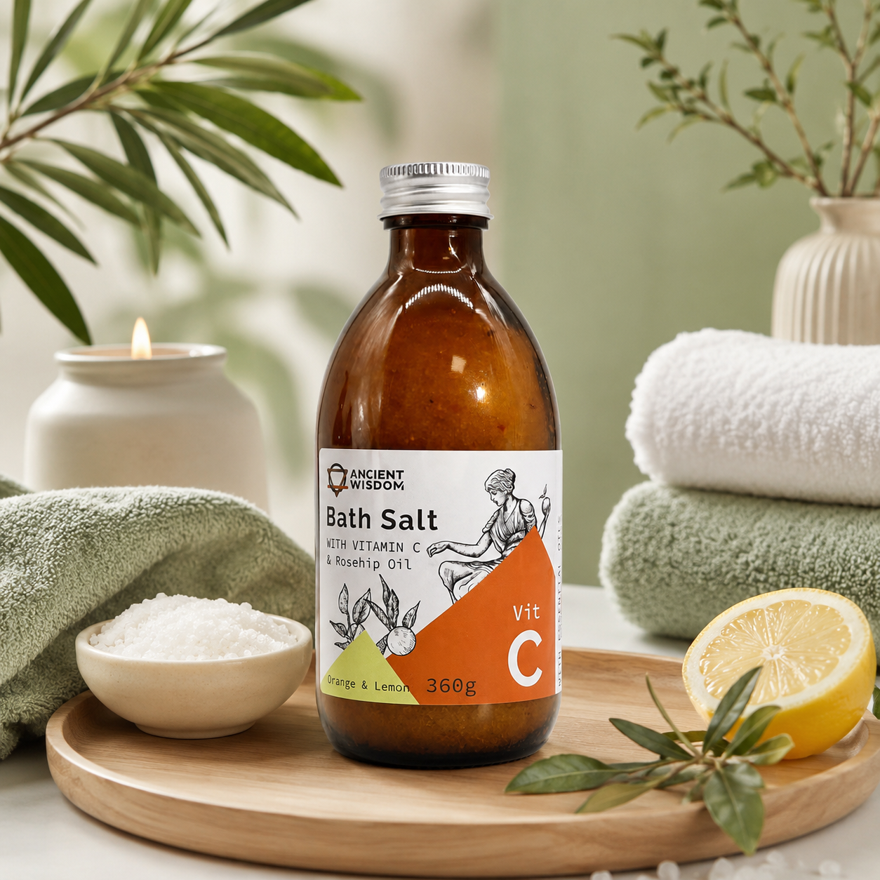 Sel de bain vitamine C