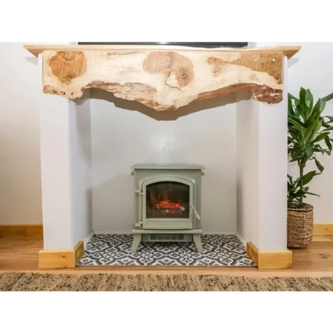 Fire place in Airbnb