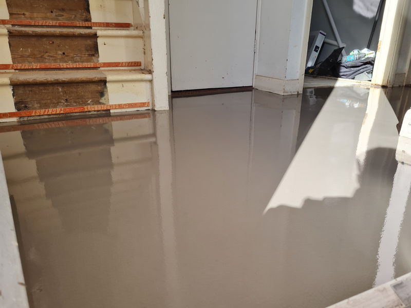 Perfectly applied latex flooring