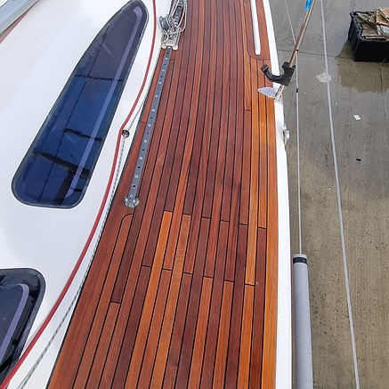 wood restoration for boats and yachts