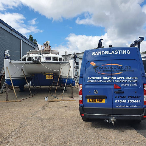 Boat Sandblasting Services