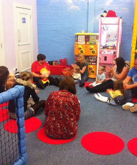 Play time with young people