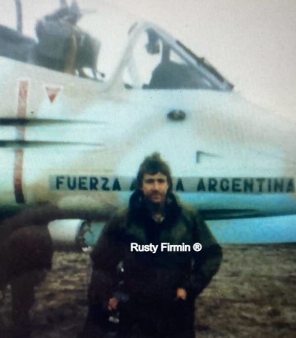 Rusty 14 June 1982 Stanley Airfield the day of surrender Falkland island conflict.